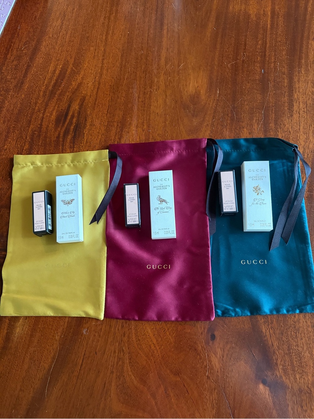 New Gucci 3 piece bundle choose one bundle
